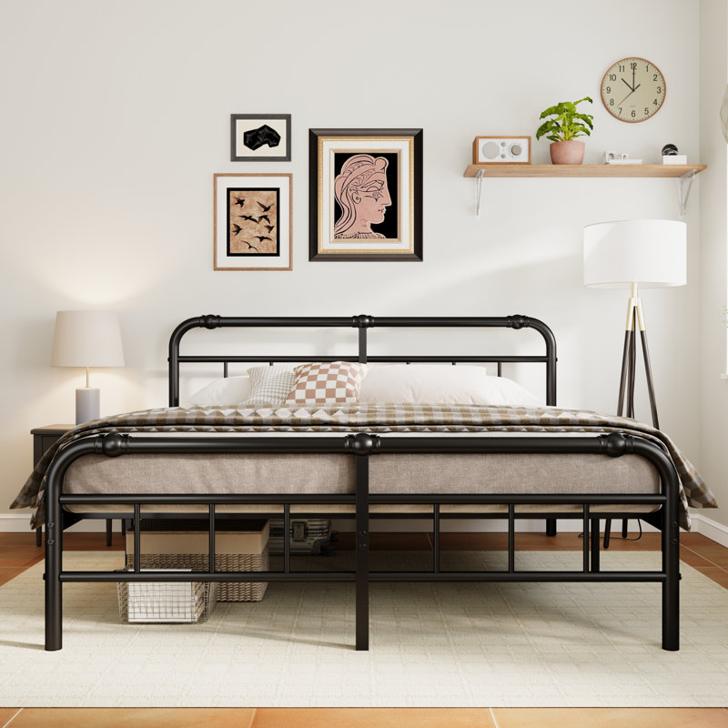 Williston Forge Marple Bed With Headboard And Footboard, No Box